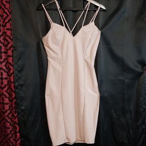 Pink nude dress